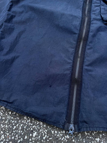 Stone Island Overshirt Navy Marineblå Sommerjakke L Large Brugt Used