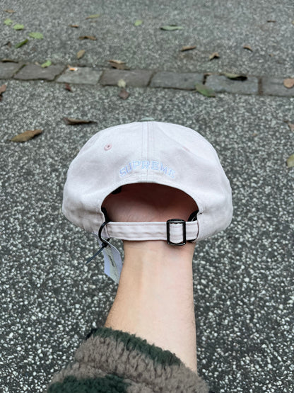 Supreme S Logo 6-Panel Cap – Light Pink/Green