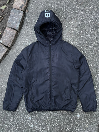 Stussy Reversible Hooded Jacket – Large – Refleks Logo