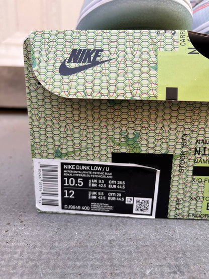 Nike Dunk Low X Union LA Argon 44.5 10.5 US