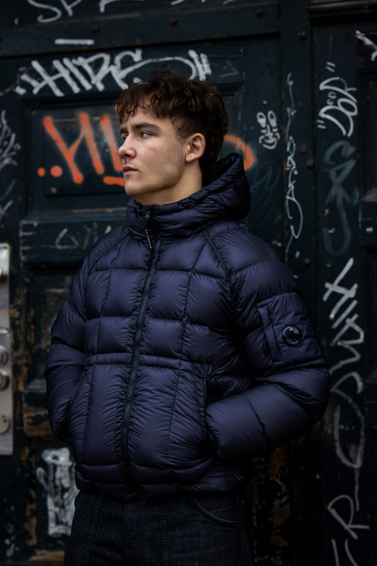 C.P. Company DD Shell Down Jacket – Navy (Str. M)