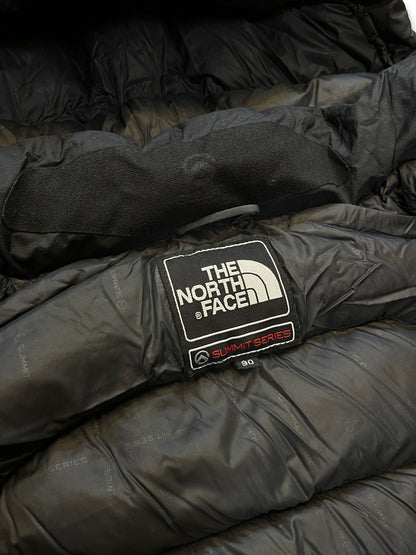 Brugt Vinterjakke Dunjakke The North Face Baltoro Summit Series 800 Hyvent Vind og Vandtæt Jakke i Sort S Small dame kvinde