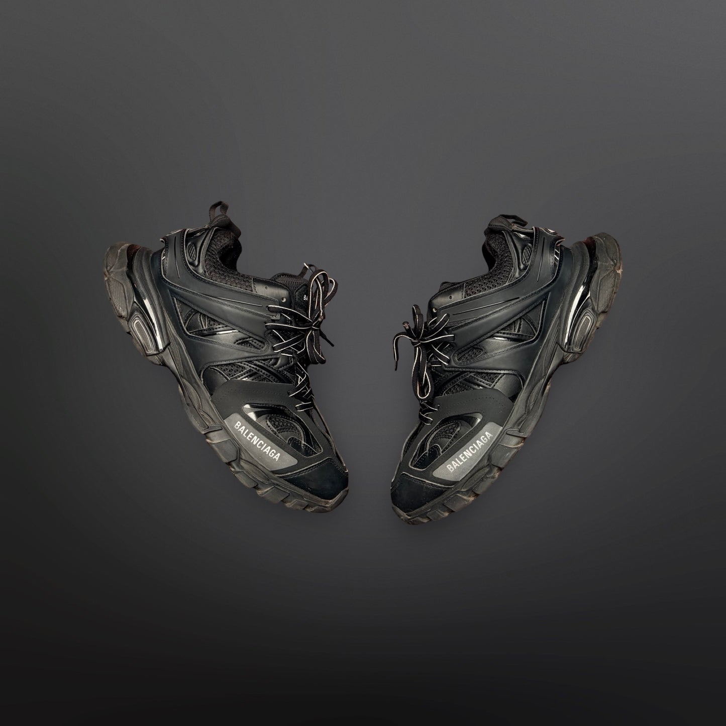 Balenciaga Track Sneaker – Triple Black – Size 43