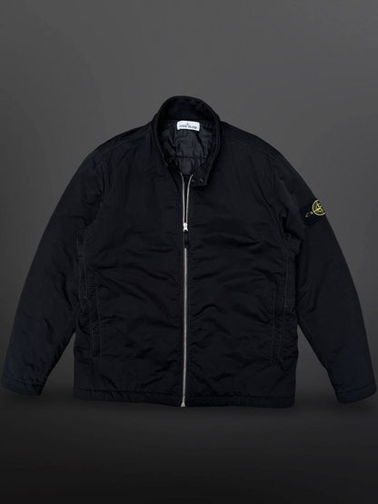 Stone Island Hyper Dense Nylon Twll With Primaloft Jakke i Sort XL