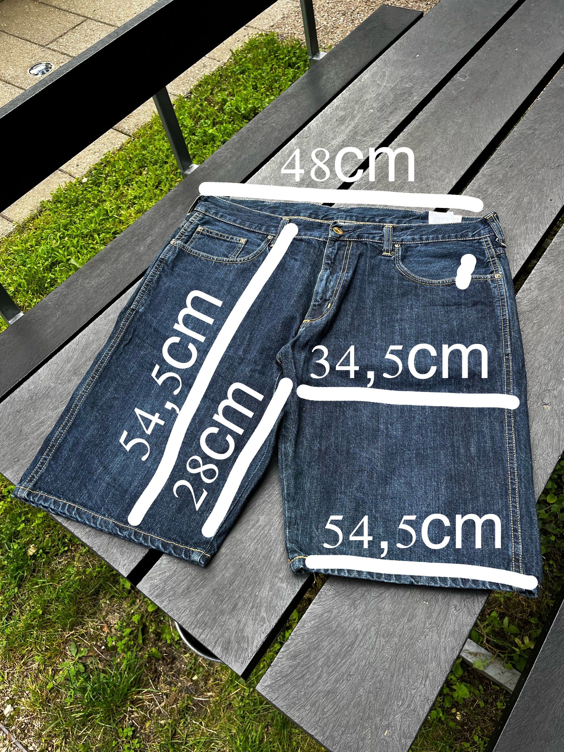 “Denim / jeans shorts fra Carhartt WIP vintage Western short 2 W36 (XL)” - supersaelger