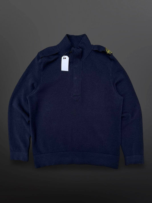 Stone Island Sweater i Uld Navy XL