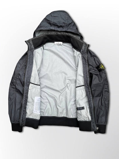 Regnjakke Stone Island Membrana 3L TC i Navy Large Brugt