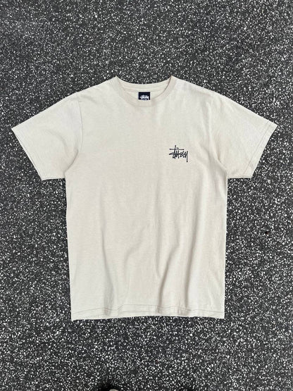 Stussy T-shirt S Small i Beige