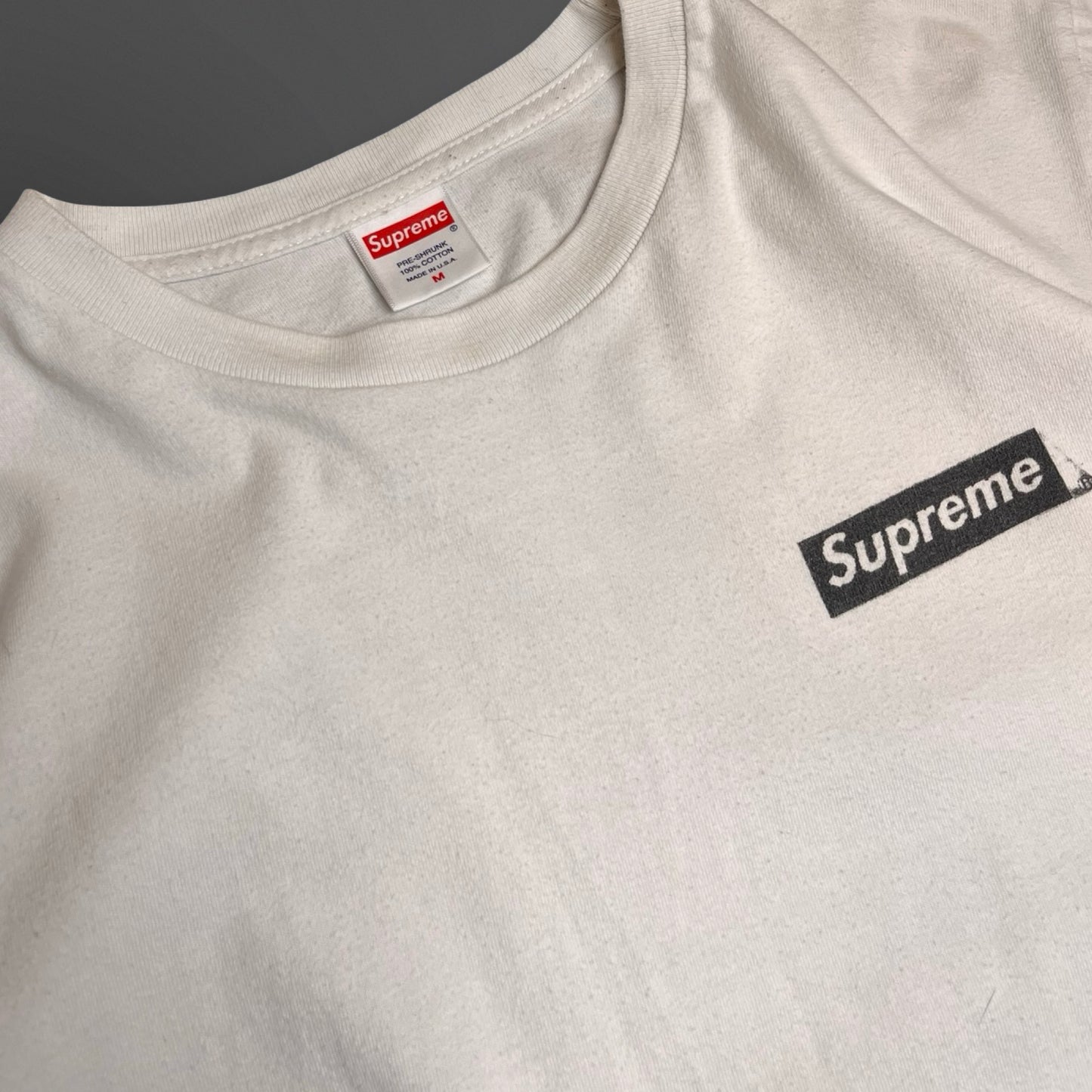 Supreme T-Shirt No More Shit Tee – White M Medium