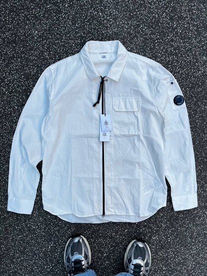 C.P. Company Overshirt i Hvid Small S Brand New