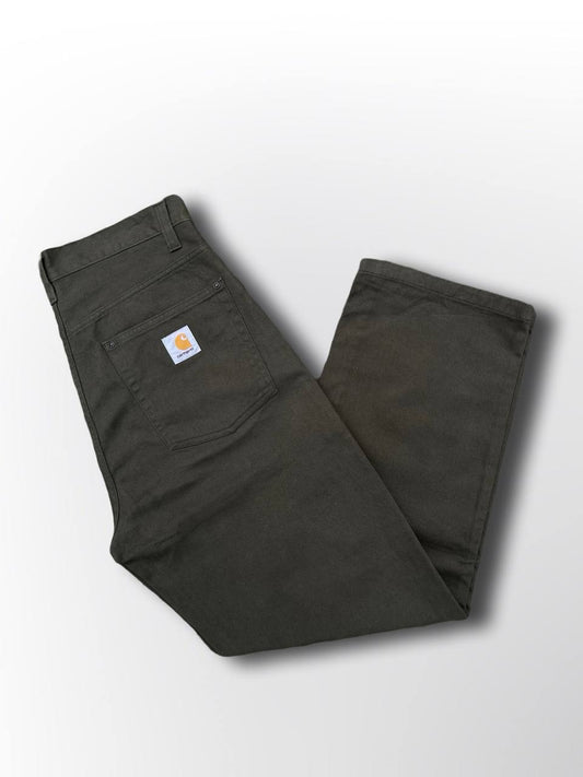 Nye bukser jeans Carhartt WIP Derby pant single knee pant eller simple pant 32 i khaki grøn mørkegrøn