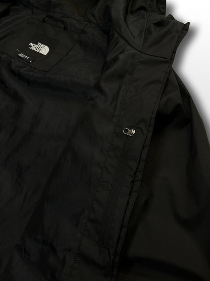 Regnjakke Skaljakke Vindjakke brugt jakke fra The North Face i Sort L large Gore tex Hyvent Dryvent Membran