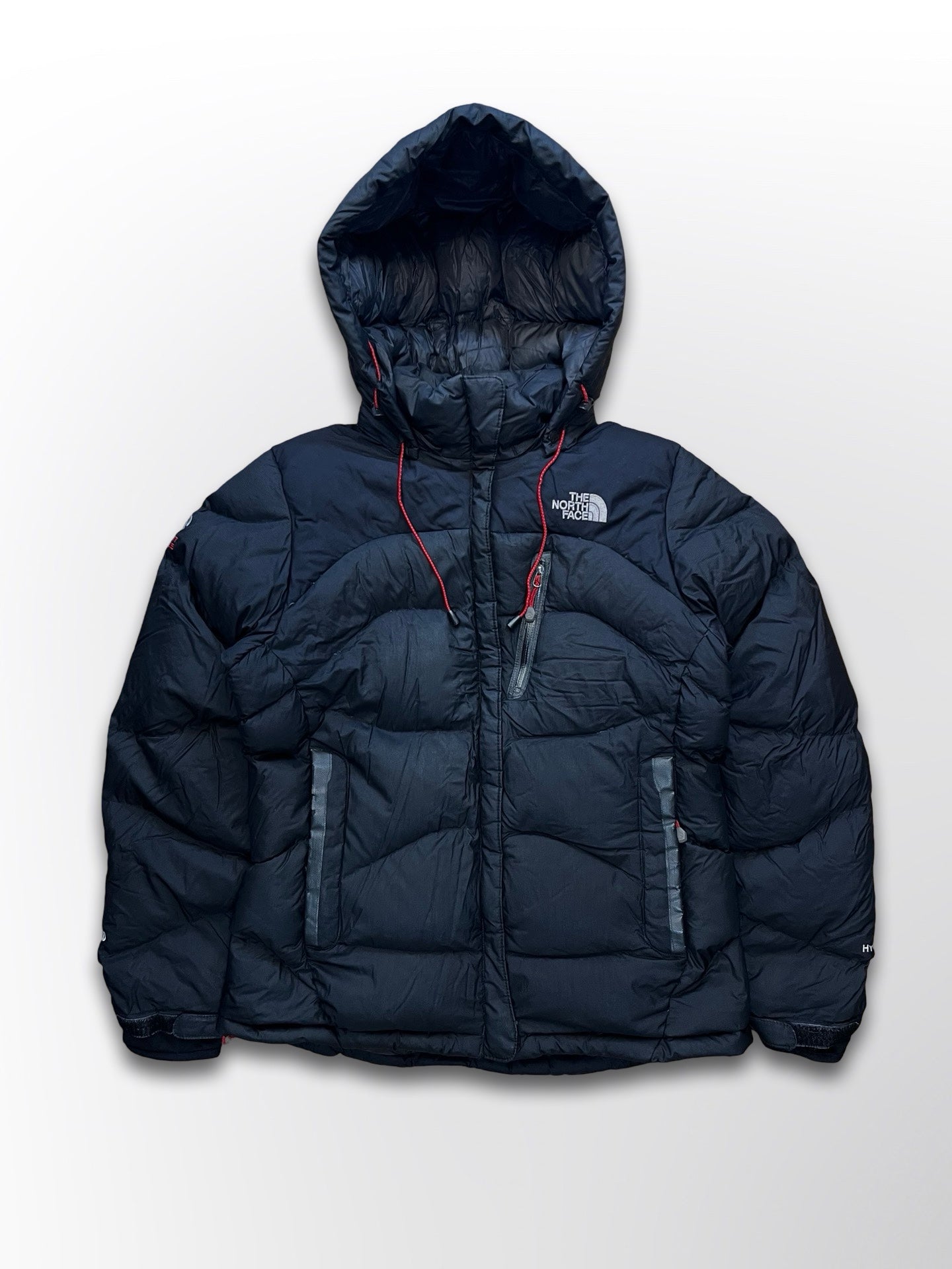 Brugt Vinterjakke Dunjakke The North Face Baltoro Summit Series 800 Hyvent Vind og Vandtæt Jakke i Sort S Small dame kvinde