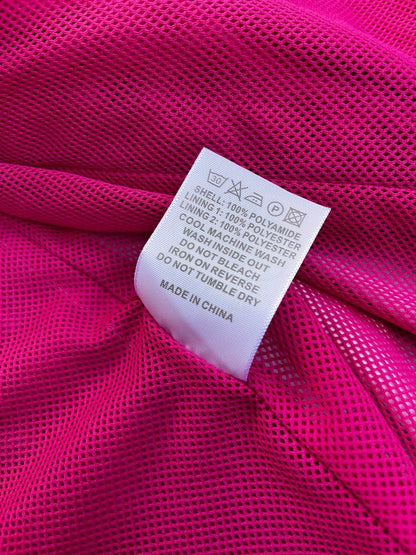 Corteiz Rose Pink Taille International M Medium Windbreaker Sommerjakke Rose Hvid White