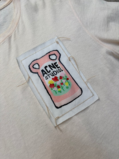 Acne Studios Patch T-Shirt – Off White M Medium
