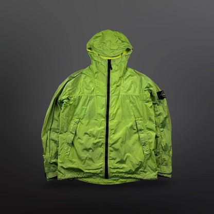 Stone Island Nylon Metal Watro Jacket – Lime (Large)