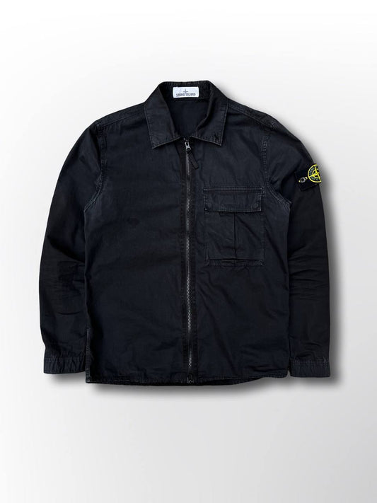 “Brugt Overshirt Stone Island i S Small Sort 7115115WN”