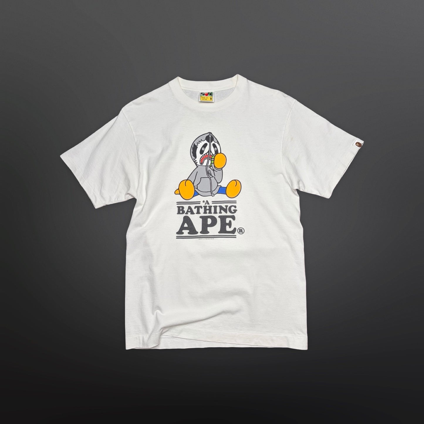 A Bathing Ape Classic Milo Shark Tee – White – Size M