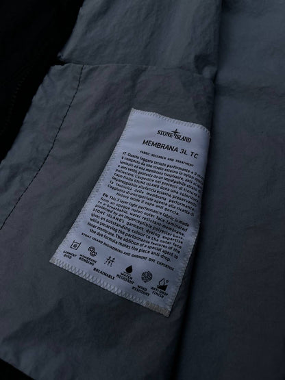 Stone Island Regnjakke Membrana 3L TC M Medium Brugt Used