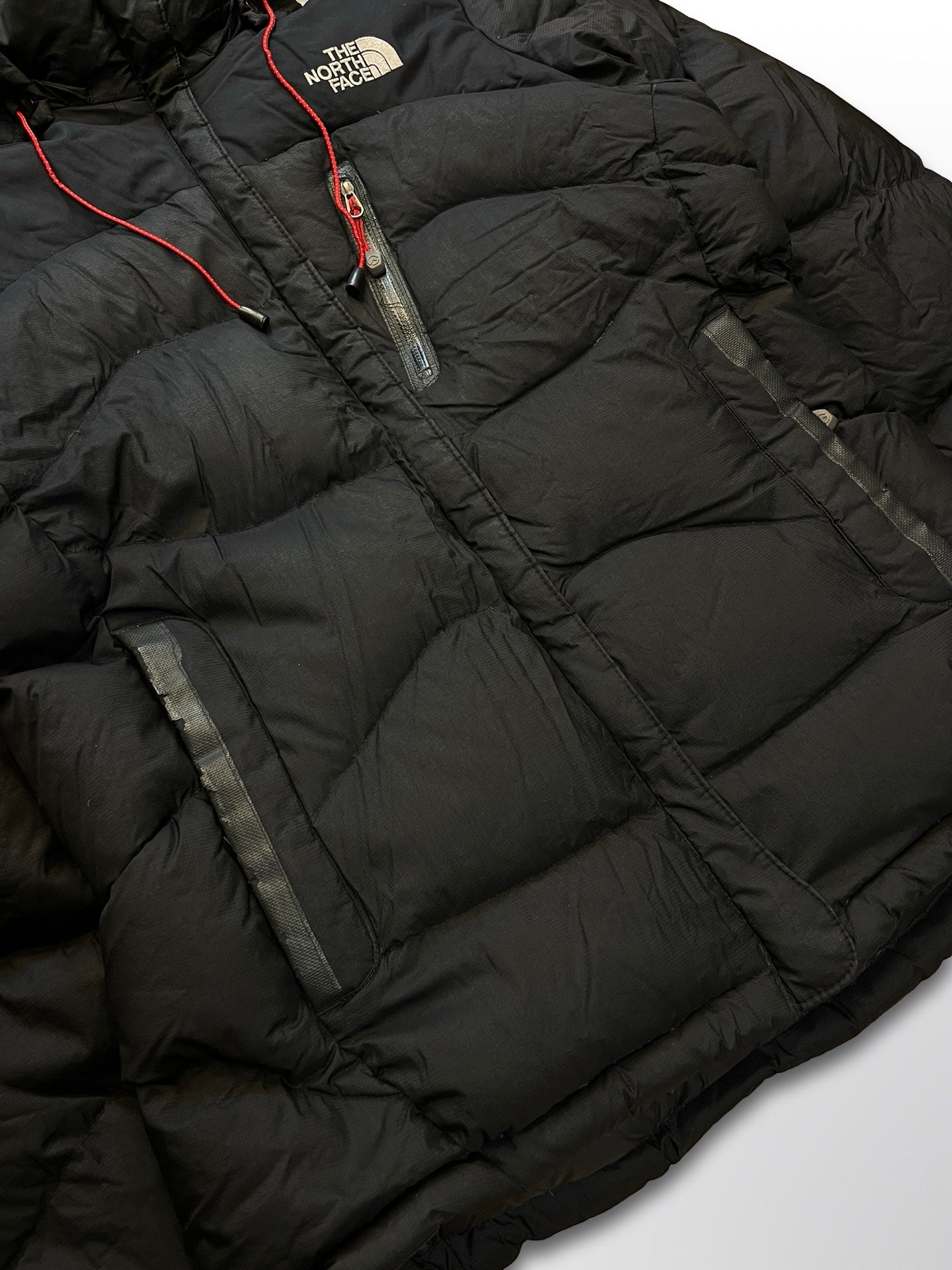 Brugt Vinterjakke Dunjakke The North Face Baltoro Summit Series 800 Hyvent Vind og Vandtæt Jakke i Sort S Small dame kvinde