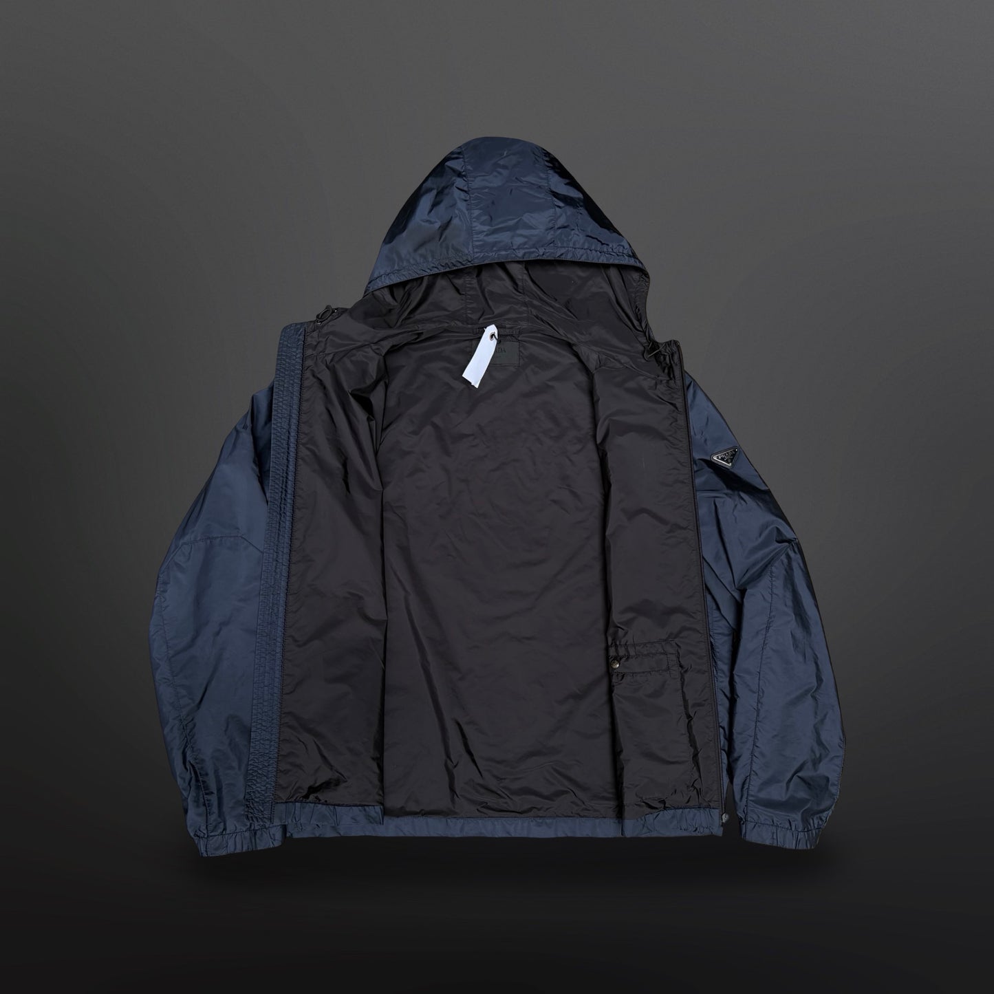 Prada Re-Nylon Hooded Jacket – 3XL (Fitter som XL)