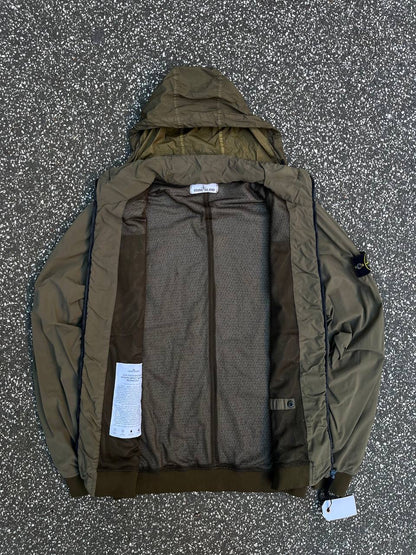 Stone Island Efterårsjakke Polartec L Large Grøn