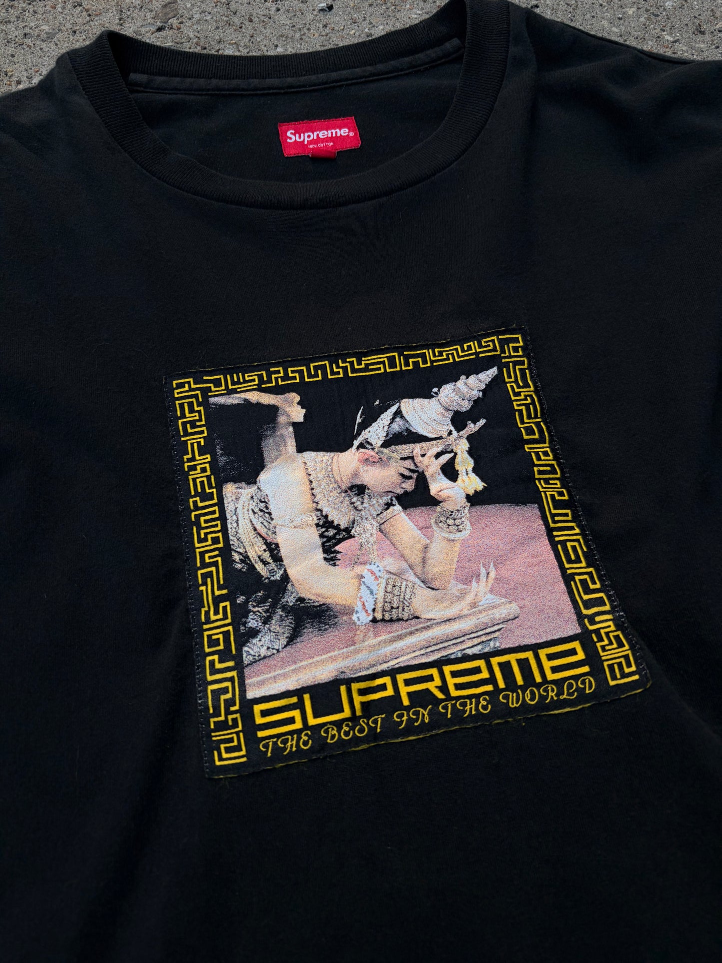 Supreme Long Sleeve – Sort – Str. Large