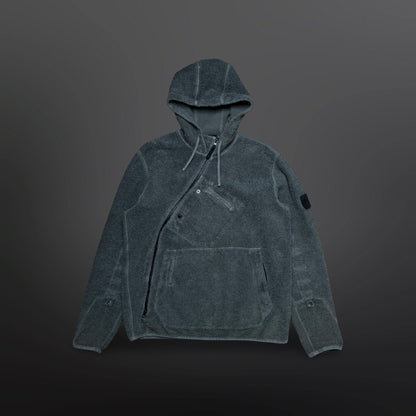 Stone Island Shadow Project Teddy Fleece Hoodie Jakke – Grey (2017)