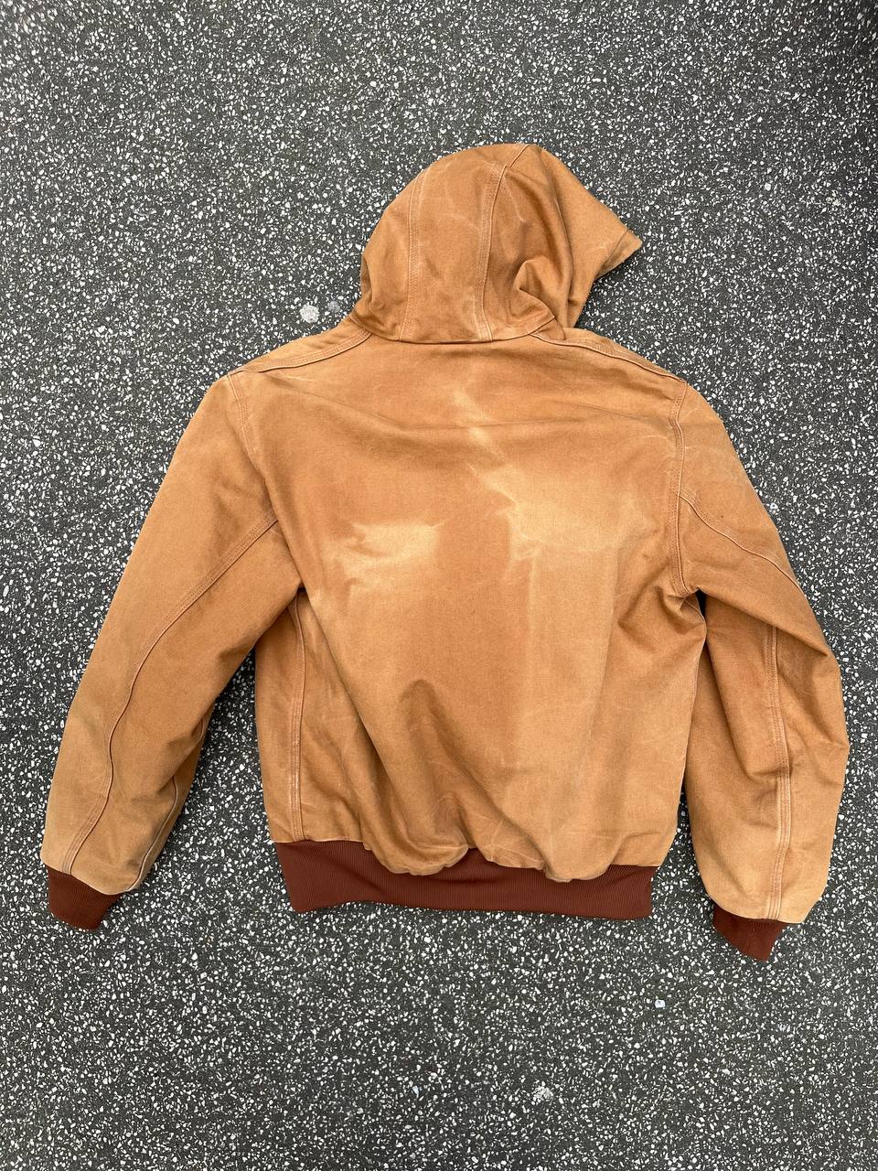 Brugt Used Vintage Carhartt Active work wear jacket Carhartt WIP i størrelse M medium i sand / brun farve made in USA
