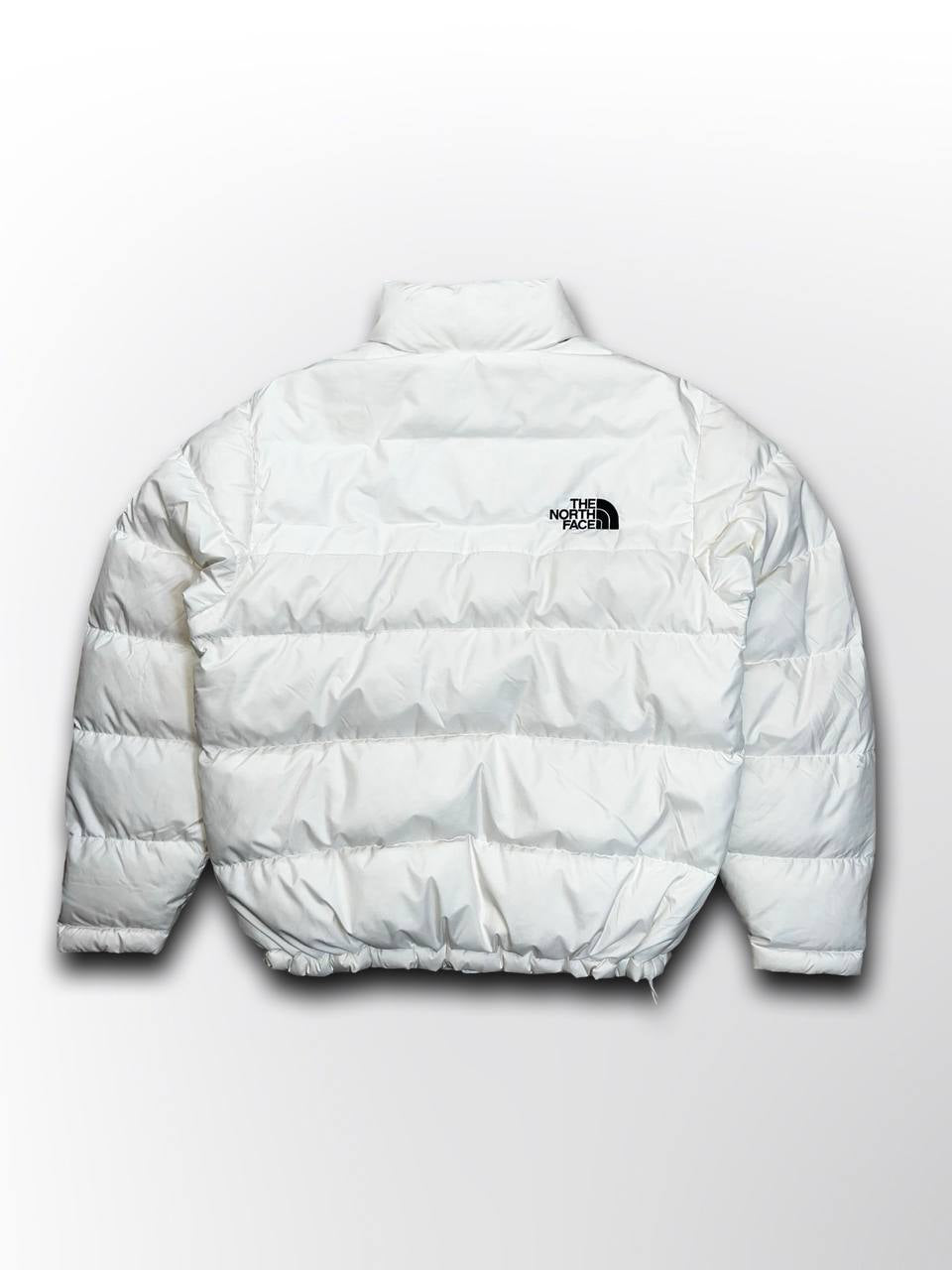 Brugt Dunjakke The North Face Nuptse 700 jakke Vinterjakke i Hvid White L large mænd i God Stand