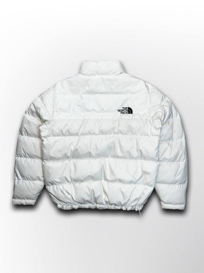 Brugt Dunjakke The North Face Nuptse 700 jakke Vinterjakke i Hvid White L large mænd i God Stand
