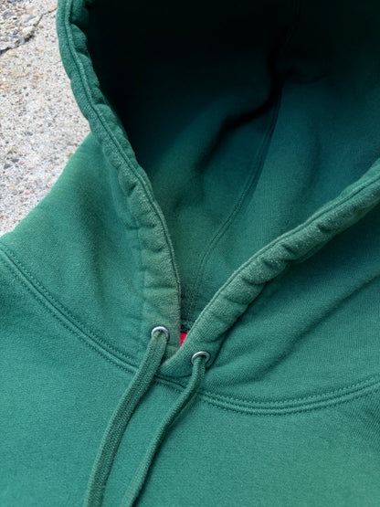 Supreme Frayed Hooded Sweatshirt Green – Medium