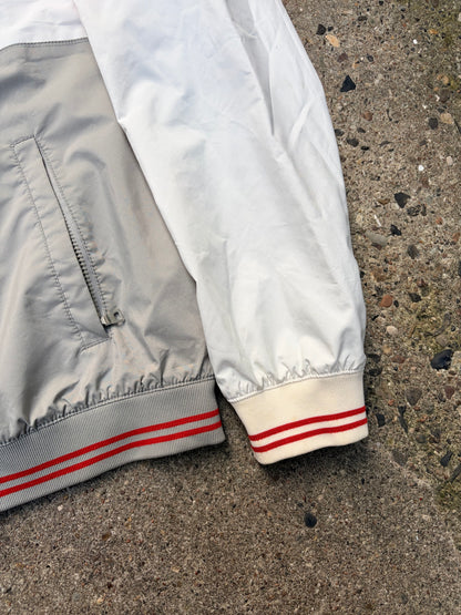 Prada Luna Rossa Racing Jacket – Archive – Hvid/Rød/Grå – XL, fitter L