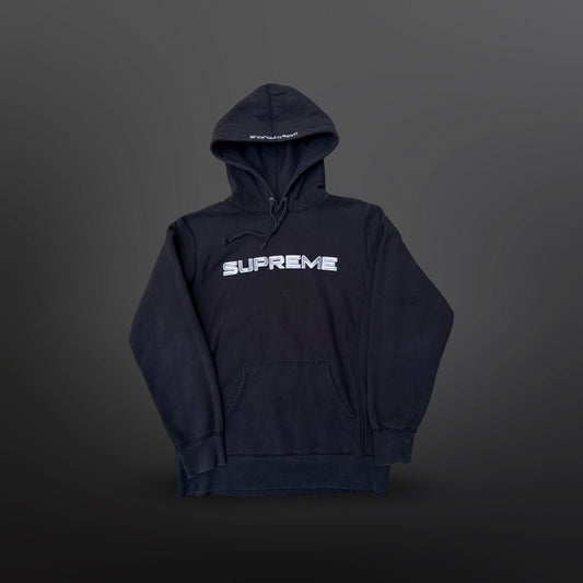 Supreme Ludacris Rhinestone Hoodie – Black – Large