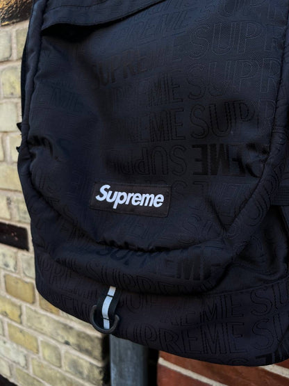 Supreme Rygsæk Taske sort Cordura