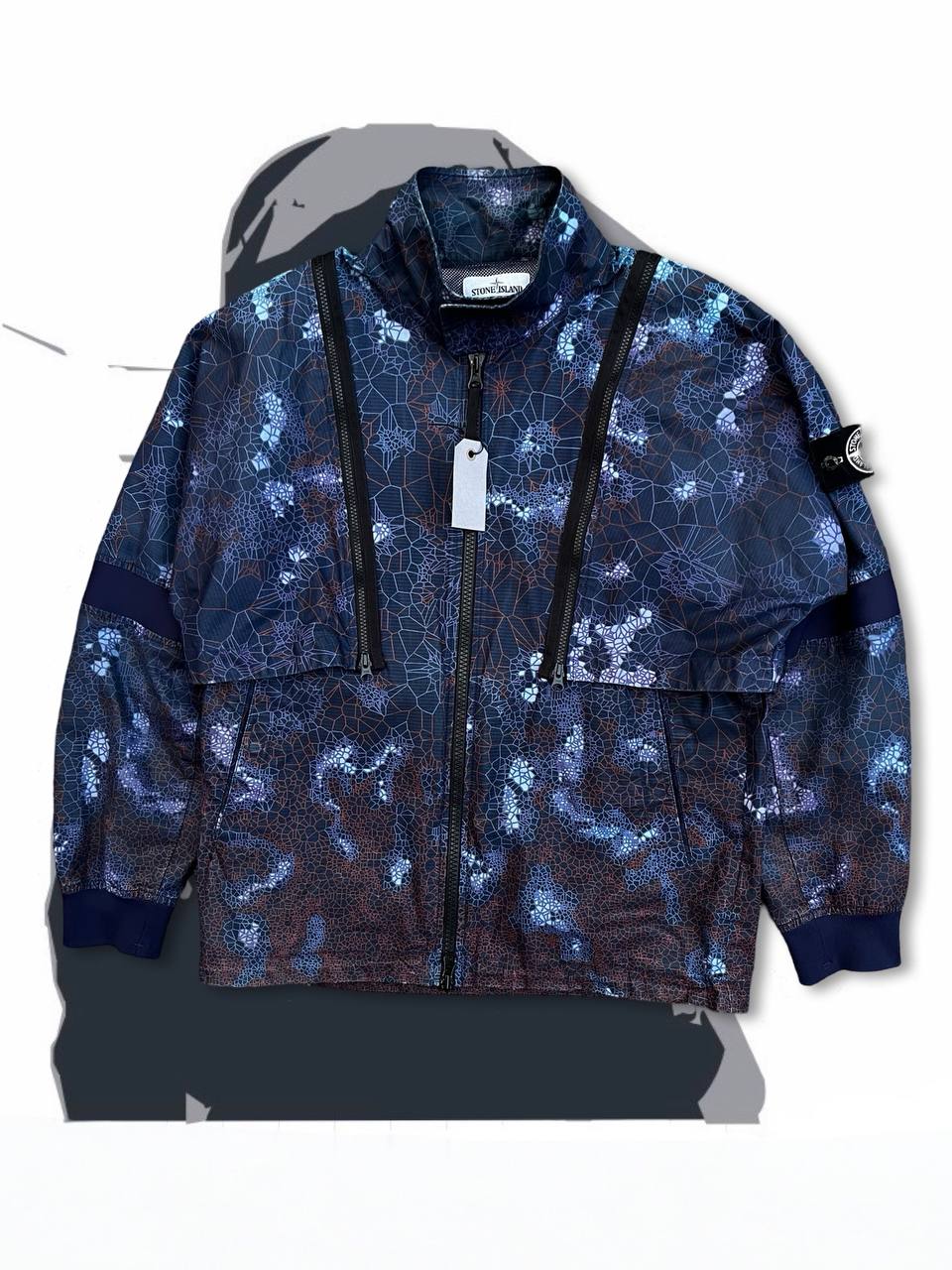 Vindbreaker Stone Island Heat Reactive Used Brugt Jakke Vest 2in1 Ice Jacket i L large