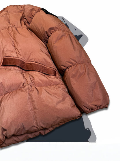 Brugt Used Stone Island Dunjakke L large i Terrakotta farve som ny