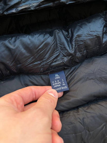 Mont Bell Montbell Jakke i Sort Black Large Herre Brugt