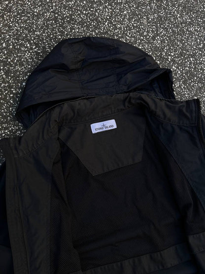 Stone Island Micro Reps Jakke Sommerjakke Vindjakke i Sort Large