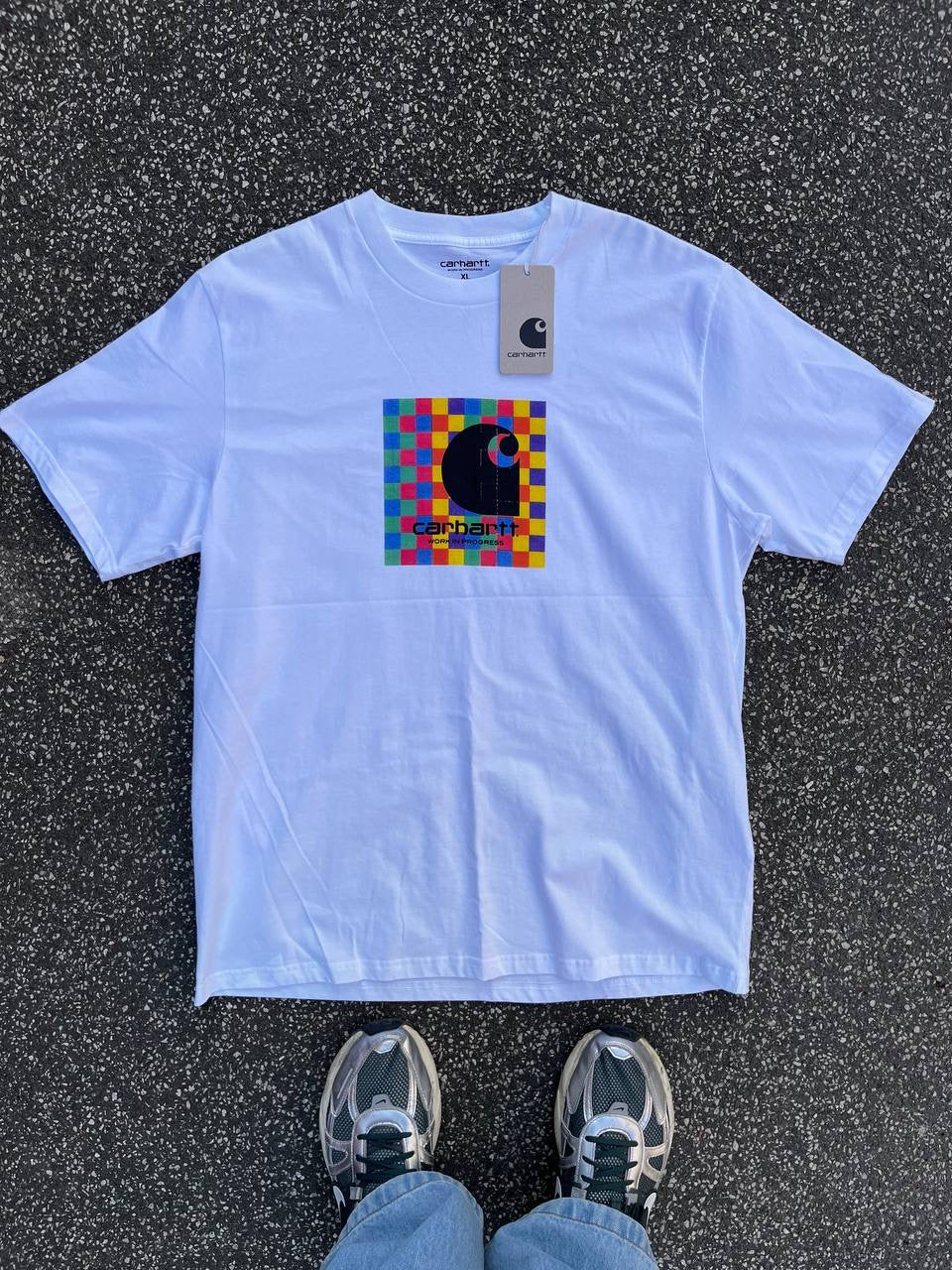 Carhartt Carhartt WIP T-Shirt i Hvid Nice Trip T-Shirt Brand New XL herre