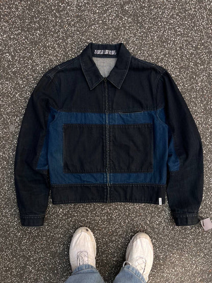 Kenzo Denim Jeans Jakke Raw Denim Japansk Selvedge S Small
