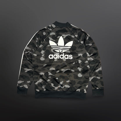 Adidas Originals x BAPE Camo Track Jacket Sort – Medium