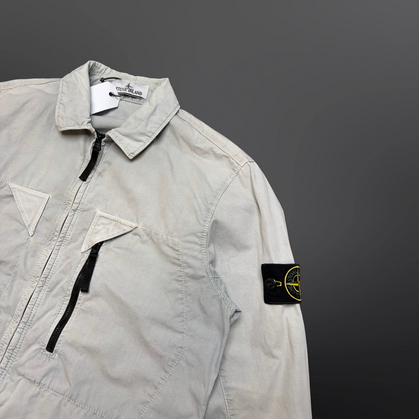 Stone Island Overshirt / Sommerjakke – Baby Blue (Str. M)