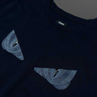 Fendi T-shirt – Navy / Mørkeblå L Large