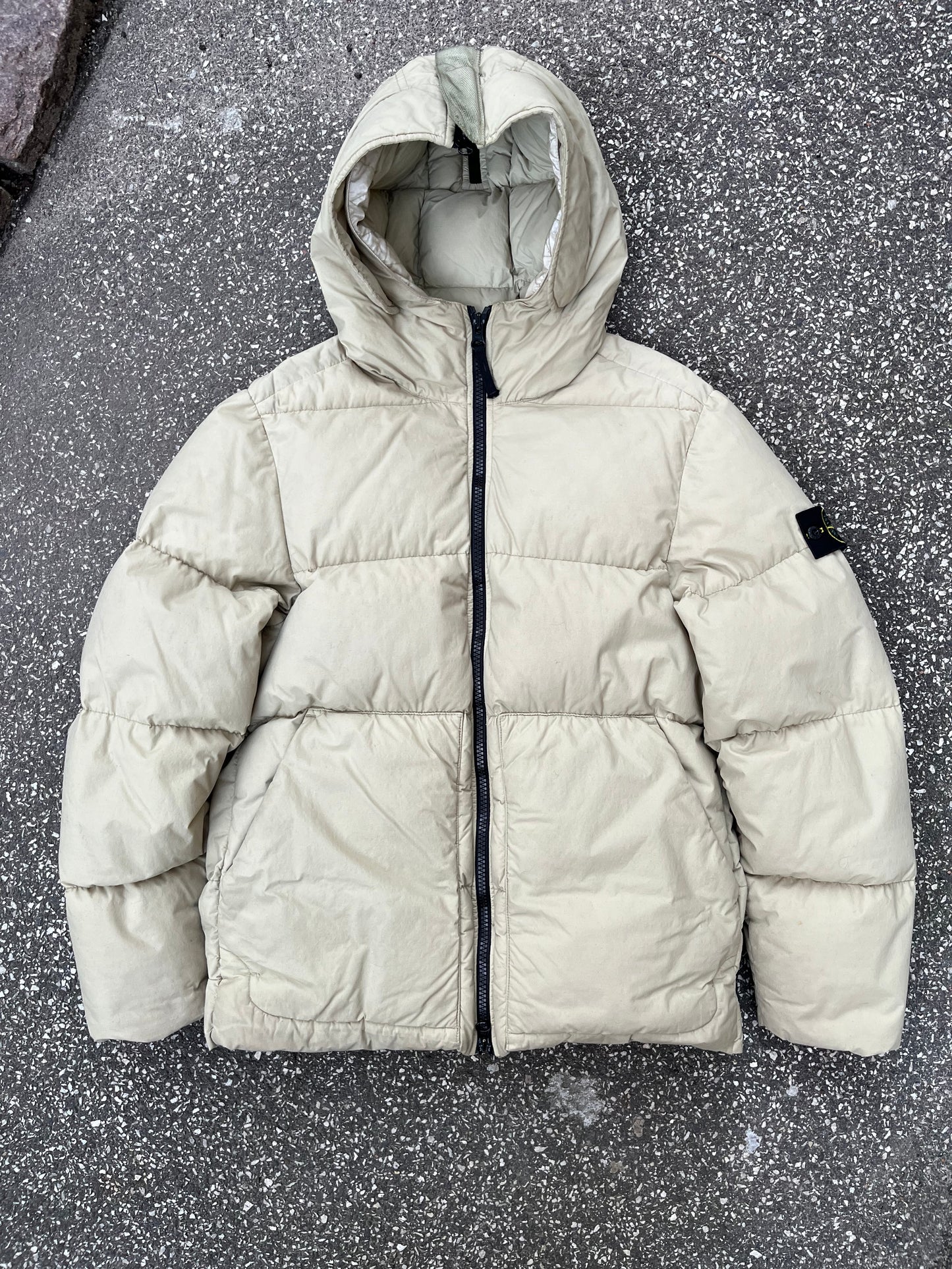 Stone Island Naslan Light Watro Down-TC Beige Str. S
