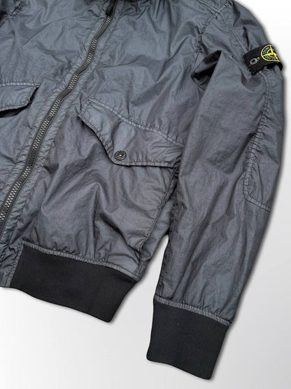 Regnjakke Stone Island Membrana 3L TC i Navy Large Brugt
