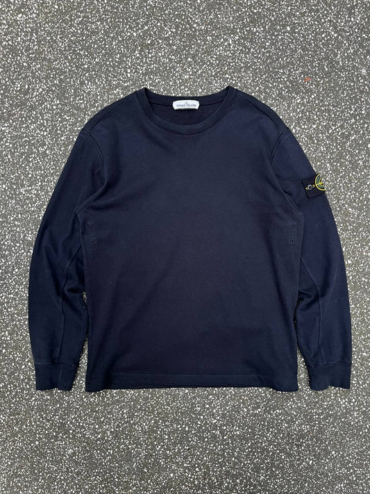 Stone Island sweatshirt i mørkeblå L large