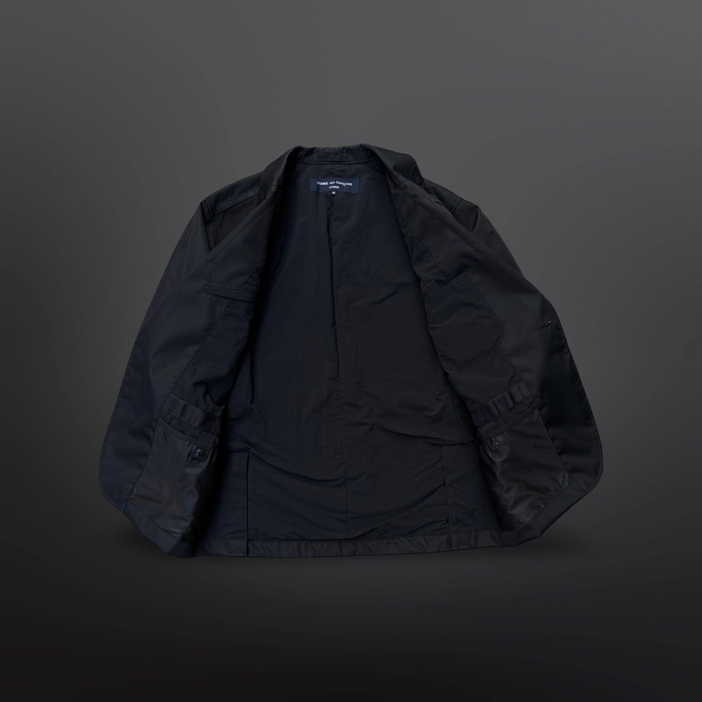 COMME des GARÇONS HOMME Technical Tailored Blazer – Black