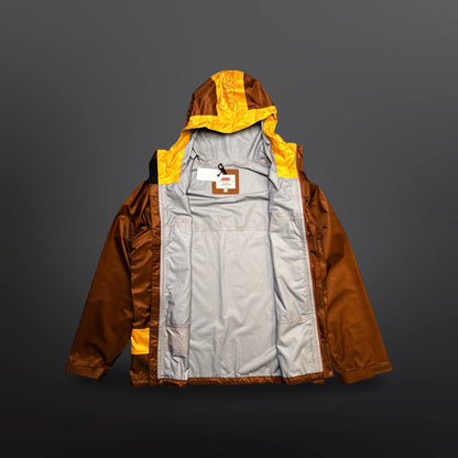 Supreme Shell Taped Seam Jacket – Brown / Yellow – XL
