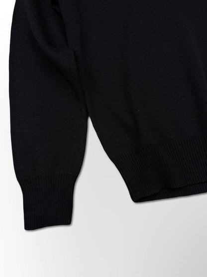 Ami Paris Cardigan Trøje i Uld sort Small herre Brugt